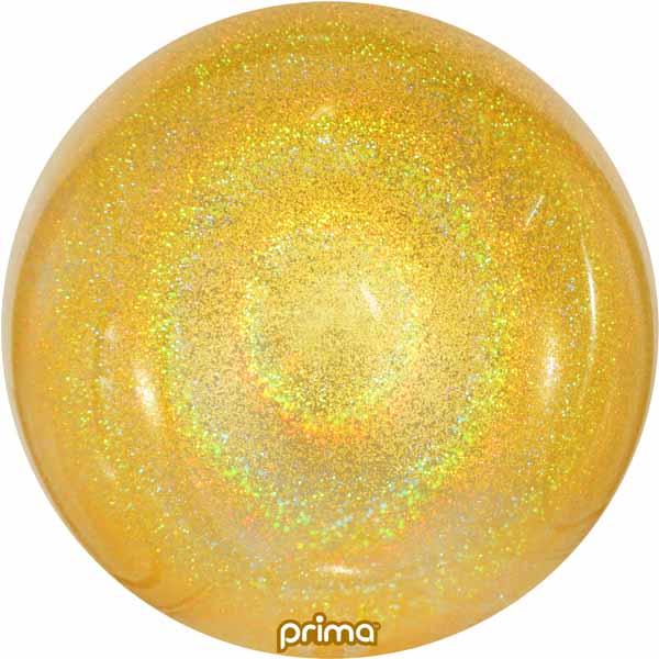 Prima Gold Glitter Sphere Balloon, 20 Inch