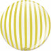 Prima Gold Stripe 20-Inch Sphere Balloon