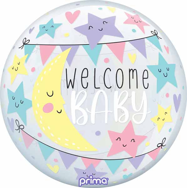 Prima 20" Moon and Stars Baby Sphere Balloon