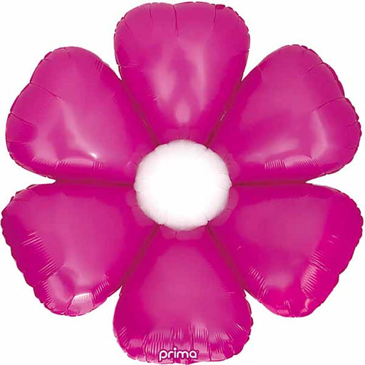 Prima Hot Pink Daisy Air-Fill Foil Balloon, 34 Inch