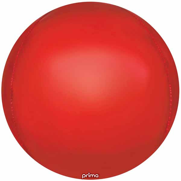 Prima Red 40" Sphere Balloon, 1 Pack