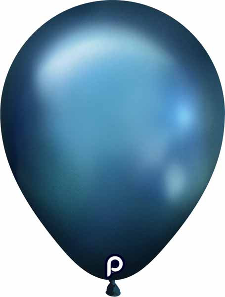 Prima Glam Blue 18-Inch Round Latex Balloons, 25 Count