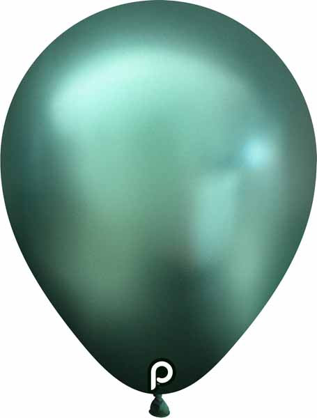 Prima Glam Green 18-Inch Round Latex Balloons, 25 Count