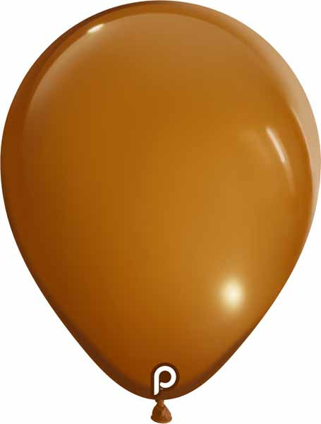 Prima Caramel 11" Round Latex Balloons, 100 Count