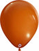 Prima Pumpkin Orange 5-Inch Round Latex Balloons, 100 Count