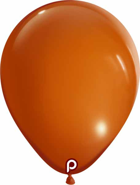 Prima Pumpkin Orange 11-Inch Round Latex Balloons, 100 Count