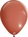 Prima Terracotta 5-Inch Round Latex Balloons, 100 Count