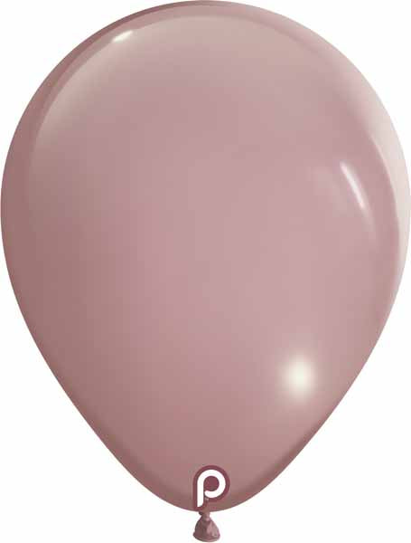 Prima Dusty Rose 11-Inch Round Latex Balloons, 100 Count