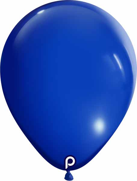 Prima Royal Blue 18-Inch Round Latex Balloons, 25 Count