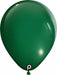 Prima Dark Green 18-Inch Round Latex Balloons, 25 Count