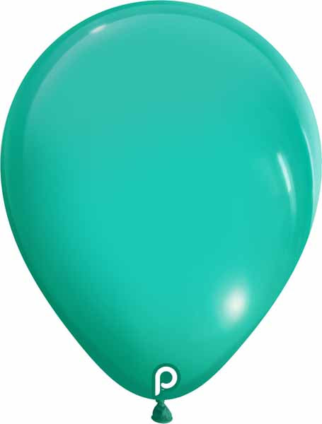 Prima Aqua 5 Inch Round Latex Balloons, 100 Pack