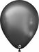 Prima Glam Charcoal 11-Inch Round Latex Balloons, 50 Count