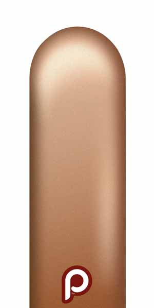 Prima Glam Rose Gold 260 Latex Balloons, 50 Count