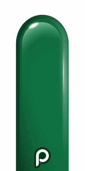 Prima Dark Green 260 Latex Twisting Balloons, 50 Count