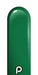 Prima Dark Green 260 Latex Twisting Balloons, 50 Count