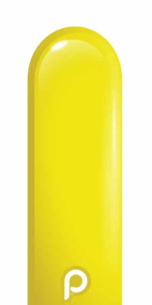 Prima Yellow 260 Latex Twisting Balloons, 50 Count