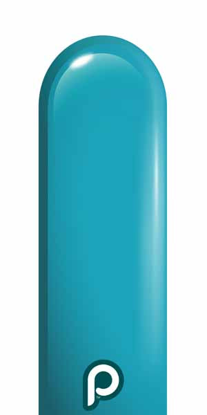Prima Turquoise 260 Latex Twisting Balloons, 50 Pack