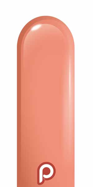 Prima Peach 260 Latex Twisting Balloons, 50 Count