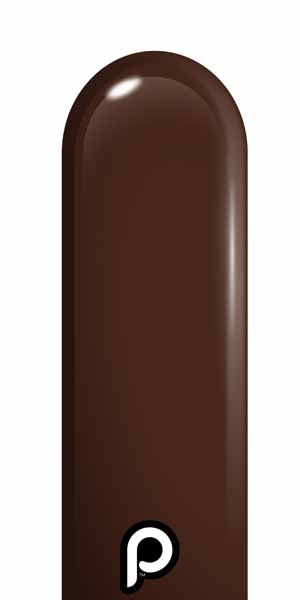 Prima Espresso Brown 260 Latex Twisting Balloons, 50 Count