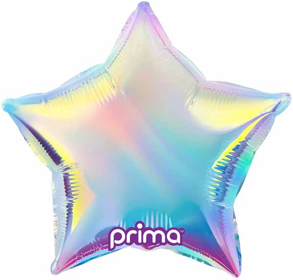 Prima Primadescent 28" Iridescent Star Foil Balloon, 1 Count