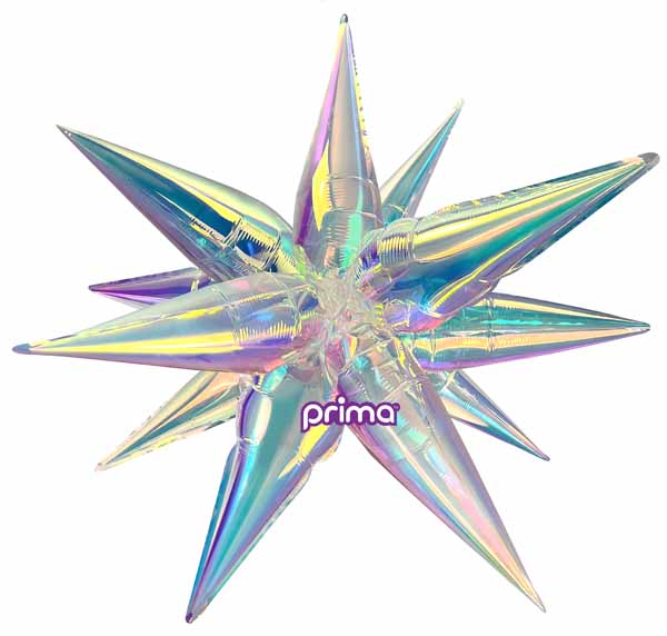 Prima Primadescent 40-Inch Starburst Foil Balloon