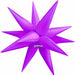Prima 26 Inch Electric Purple Starburst Foil Balloon