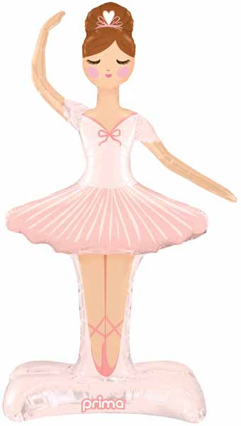 Prima Ballerina 49-Inch Foil Balloon, Light Skin Tone