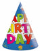 Kokliko Happy Birthday Paper Party Hats, 6 Pack