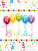 Happy Birthday Streamers Plastic Party Bags, 6 Pack