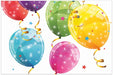 Spark Balloon Plastic Table Cover, 47 x 70 Inches