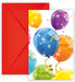 Spark Balloons Party Invitations with Envelopes, 6 Pack