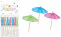 Assorted Cocktail Umbrella Toothpicks, 10 Pack