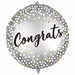 Congrats Spots 18-Inch Foil Balloon