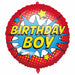 Happy Birthday Superhero 18-Inch Foil Balloon
