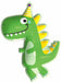 Dinosaur SuperShape Foil Balloon