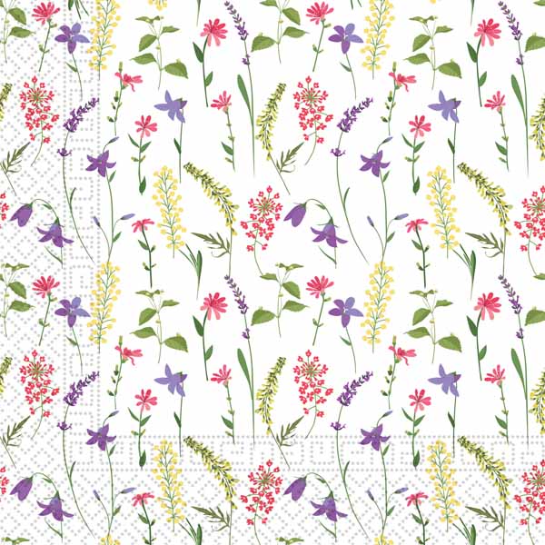 Aromatic Flower 3-Ply Luncheon Napkins, 20 Count