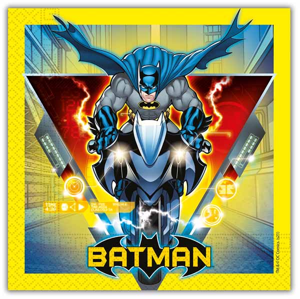 Batman Rogue Rage 2-Ply Lunch Napkins, 20 Count