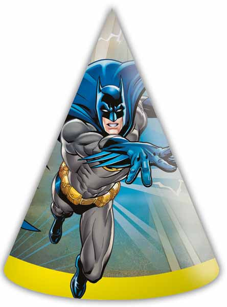 Batman Rogue Rage Paper Party Hats, 6 Pack