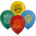 Harry Potter Hogwarts Latex Balloons, 8 Pack