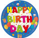 PAPER PLATES 7.6" 8/PK KOKLIKO HBDAY
