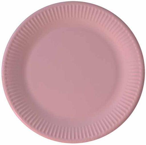 PAPER PLATES 7.6" 8/PK SOLID PINK