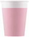 PAPER CUPS 7 OZ 8/PK SOLID PINK