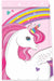 Unicorn Rainbow Paper Party Bags, 4 Pack