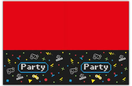Gaming Party Plastic Tablecover, 47 x 70 Inches