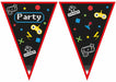Gaming Party Paper Triangle Flag Banner