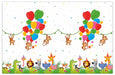 Jungle Balloon Plastic Tablecover, 47 x 70 Inches