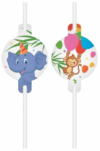 Jungle Balloon Paper Medallions, 4-Pack