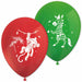 Jungle Printed Latex Balloons, 8 Count
