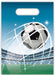 Soccer Fans Plastic Party Bags, 6 Pack