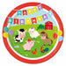Farm 9-Inch Paper Plates, 8 Pack